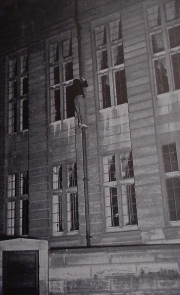 Drain-pipe in Downing Street.