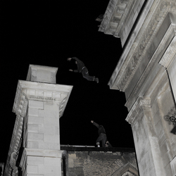 Jumping between the Old Library and the Old Schools